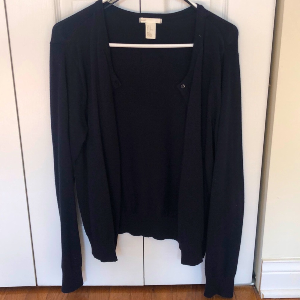 Navy blue H&M cardigan